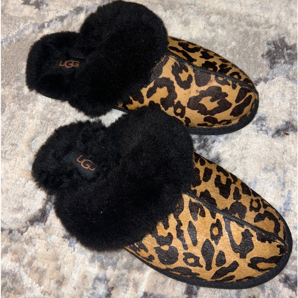 Cheetah Print Ugg Slippers